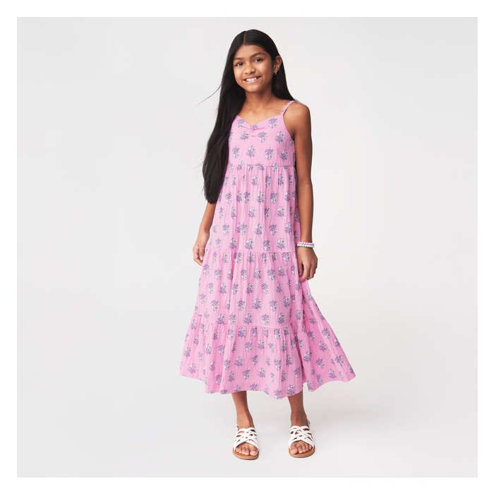 Kid Girls' Tiered Maxi Dress